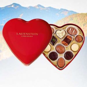 Chokladask i hjärtform, beställ hos Bluebox